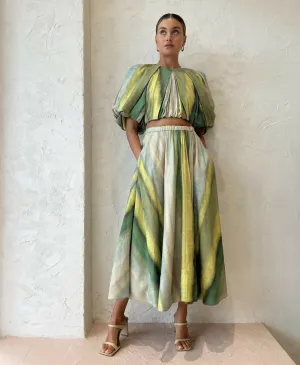 Acler Cumberland Top And Midi Skirt