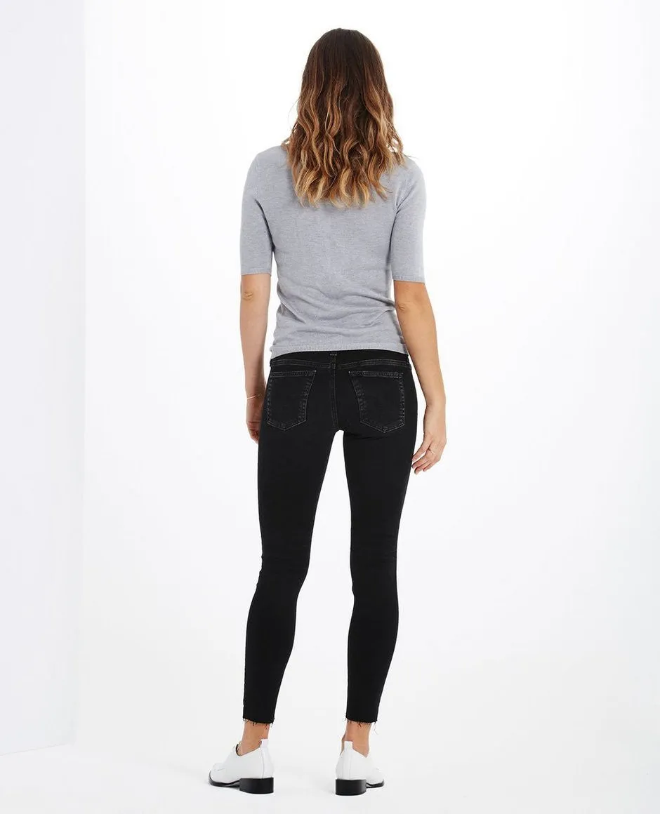 AG JEANS THE LEGGING ANKLE BLACK