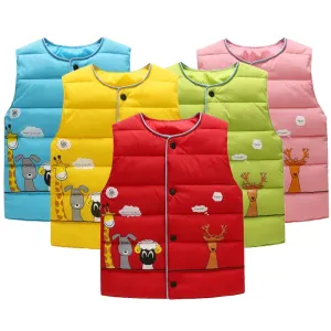 Animal Print Padded Jacket, Size 2-6 Yrs