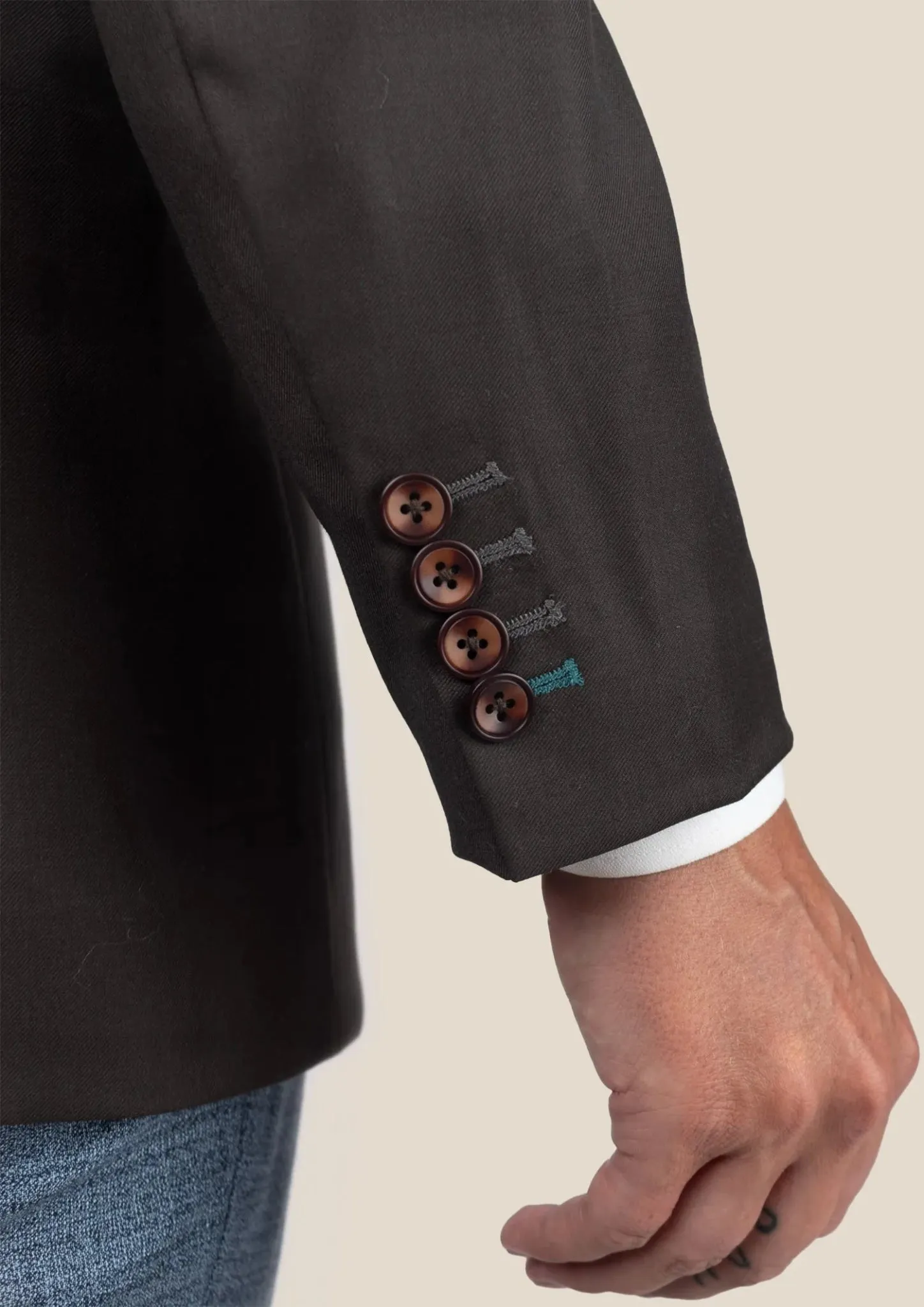 Astor Sable Brown Twill Jacket