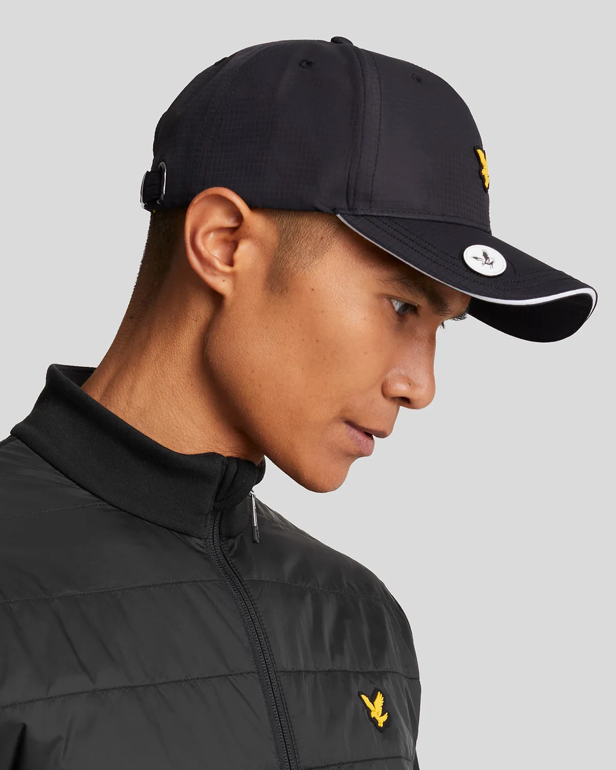 Baffle Quilted Golf Full Zip Jacket