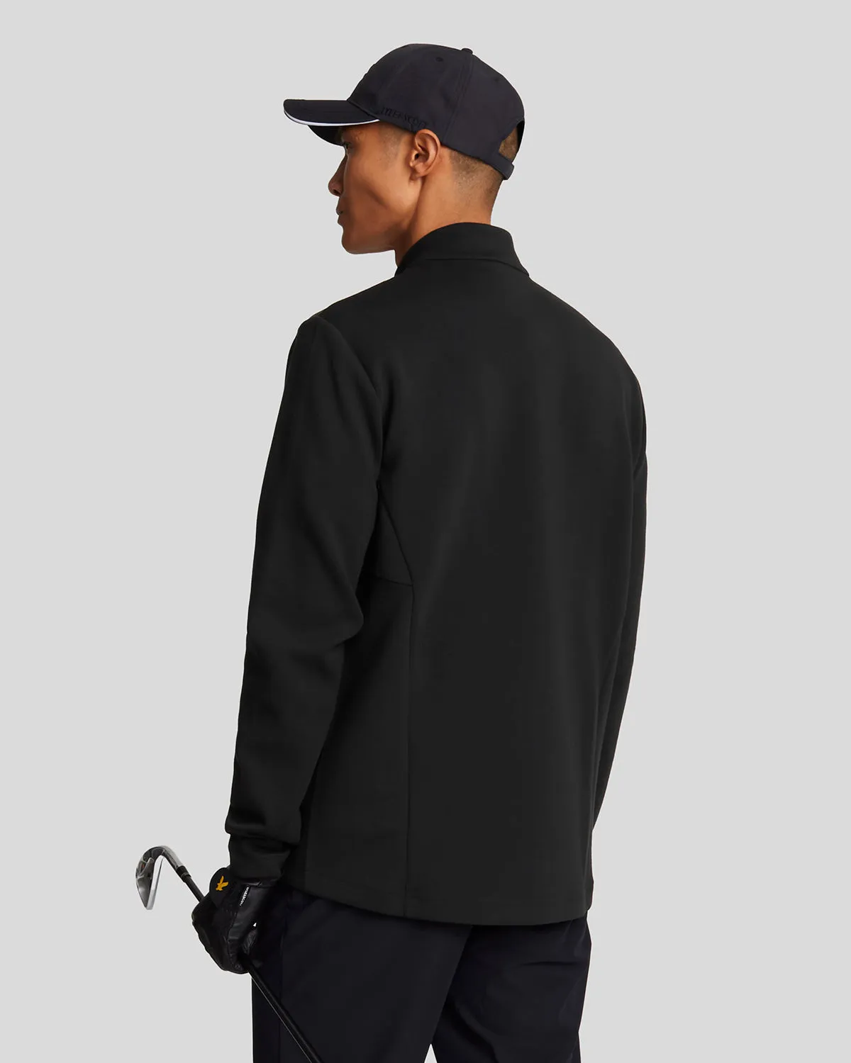 Baffle Quilted Golf Full Zip Jacket