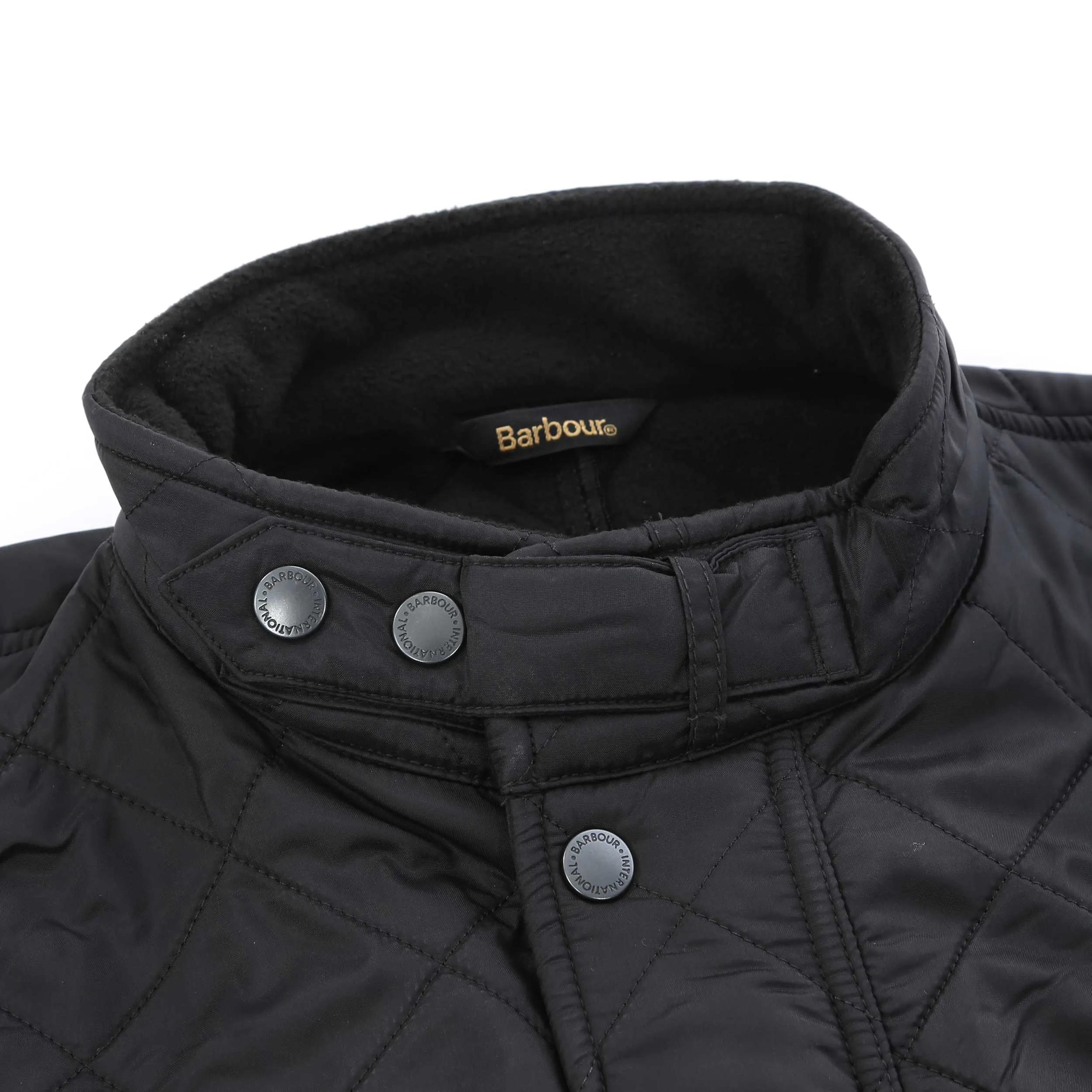 Barbour Tourer Ariel Polarquilt Jacket in Black