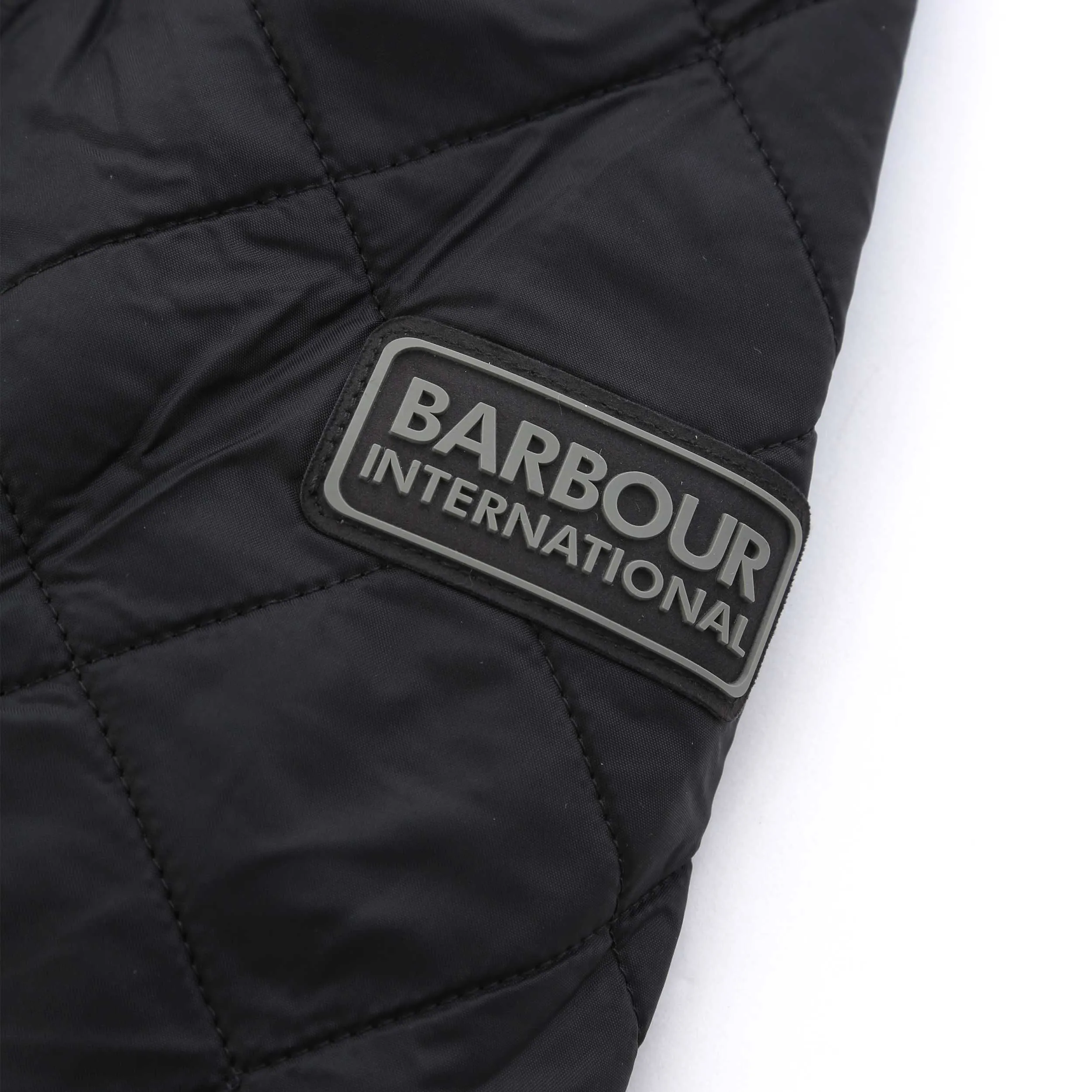 Barbour Tourer Ariel Polarquilt Jacket in Black