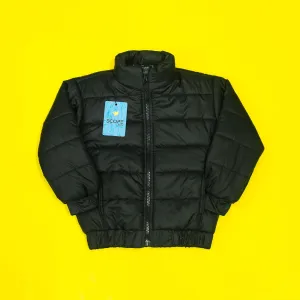 Black Full Sleeves Puffer Jacket V3