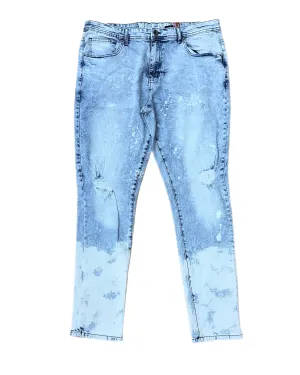 Black Pike Skinny Denim White Wash