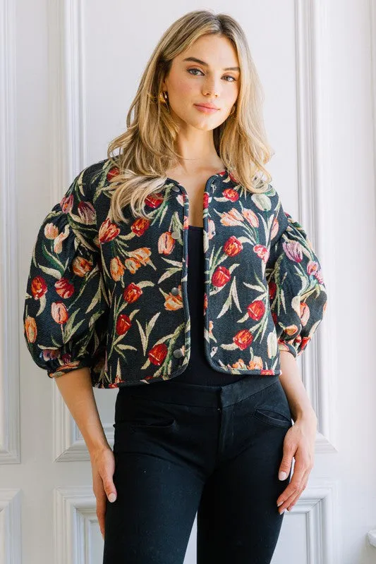 Black Quilted Jacket