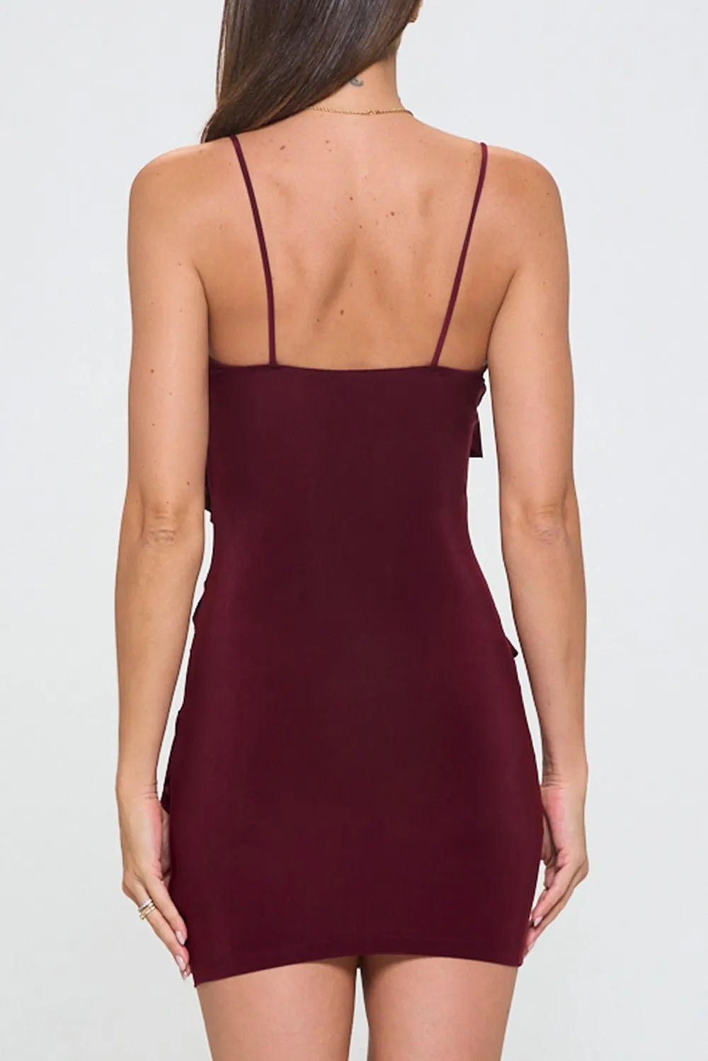 Bragging Rights Ruffle Mini Dress