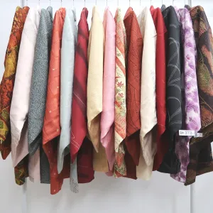 Bundle 15pcs Silk Colored Haori Jacket Wholesale Bulk Free Shipping #373