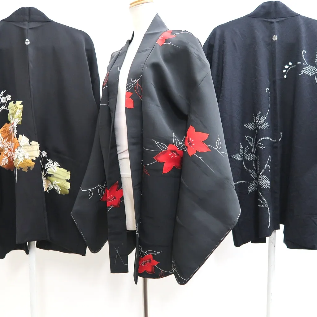 Bundle 15pcs Silk Haori Jacket Wholesale Bulk Free Shipping #535
