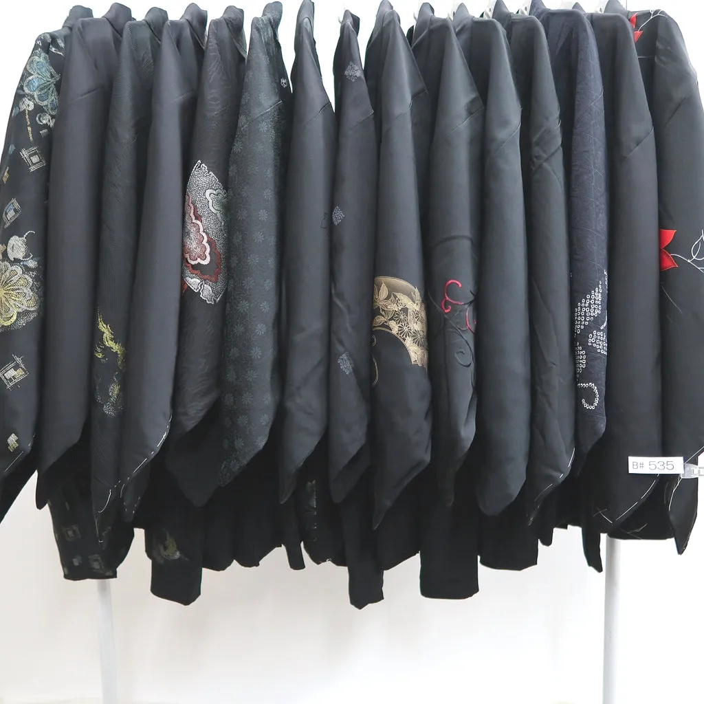 Bundle 15pcs Silk Haori Jacket Wholesale Bulk Free Shipping #535