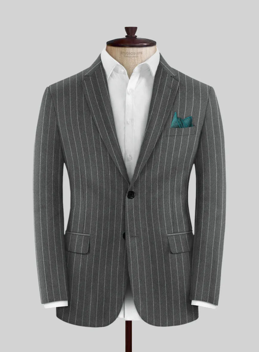 Caccioppoli Imeco Gray Wool Jacket