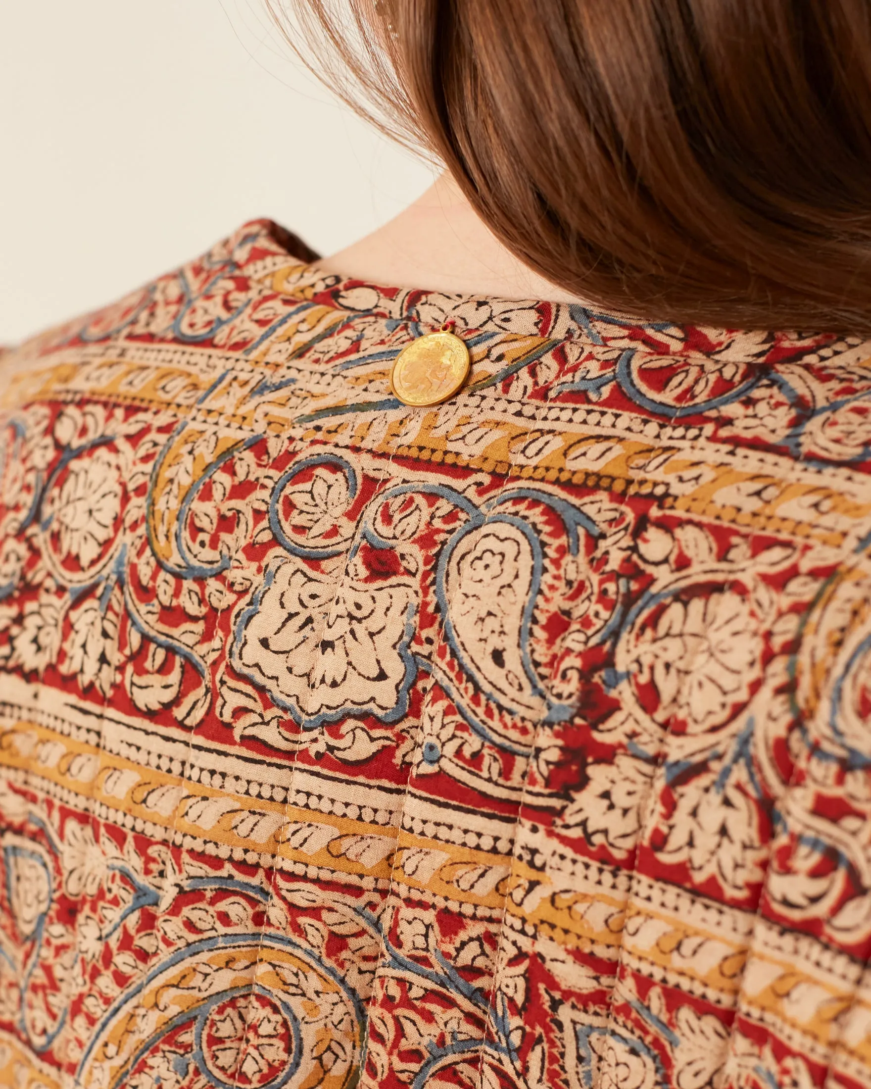 Camille Pasha Paisley Reverso Jacket