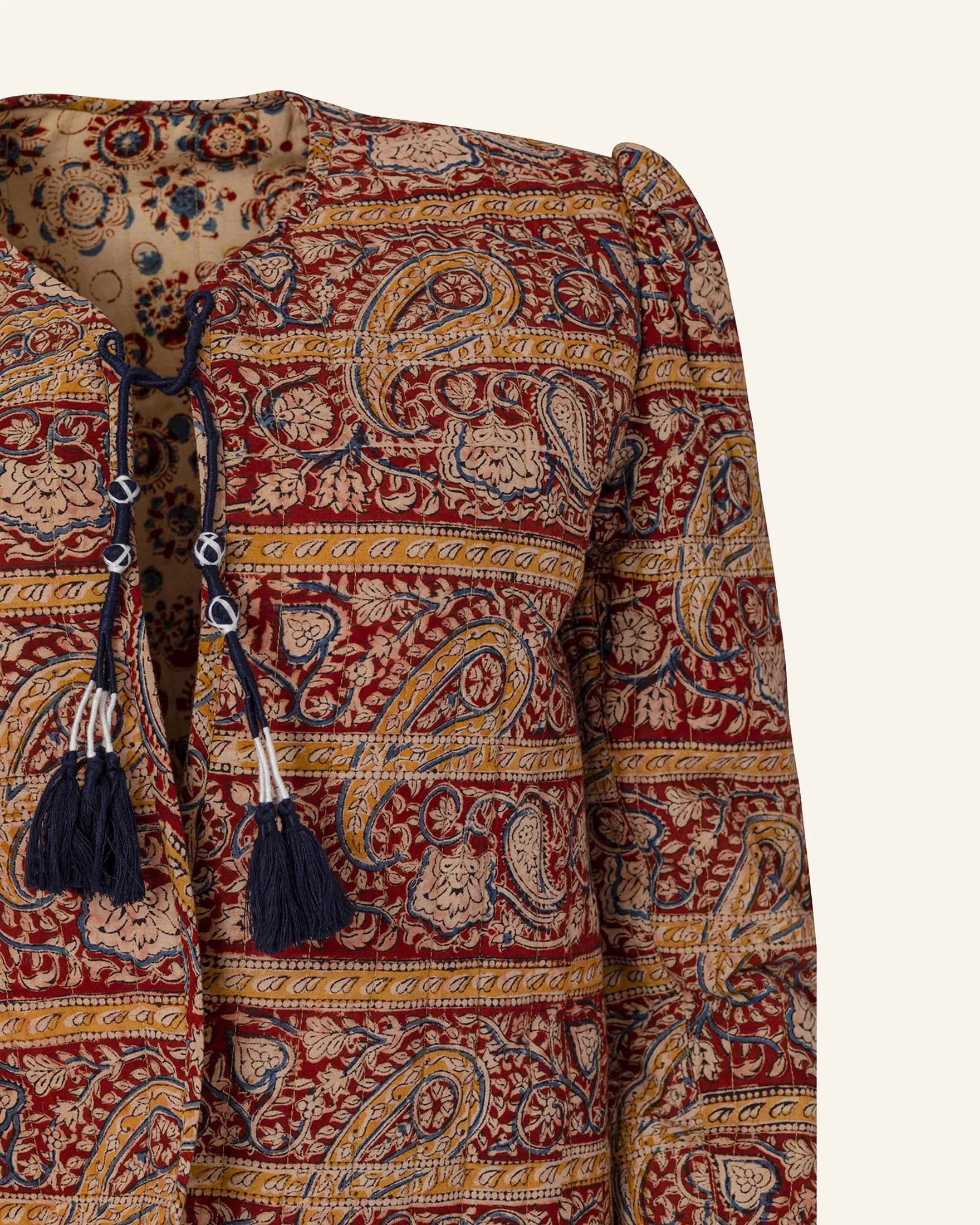 Camille Pasha Paisley Reverso Jacket