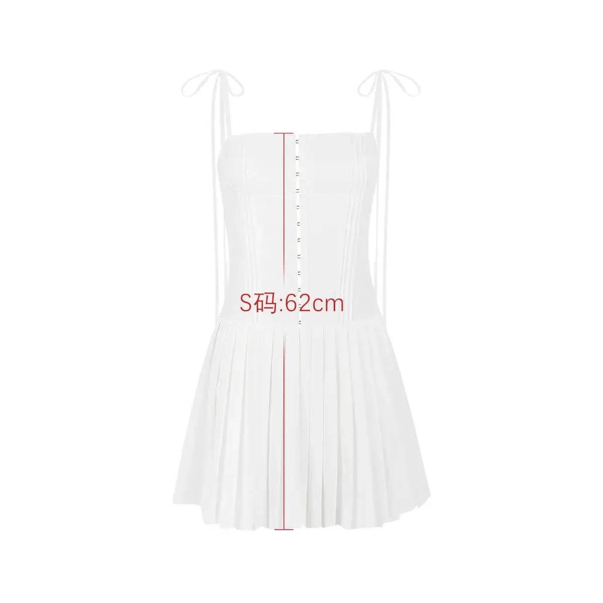 Casual Ruched Strap Bodycon Mid-Dress