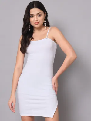 Chic Basics Shoulder Strap Bodycon Dress