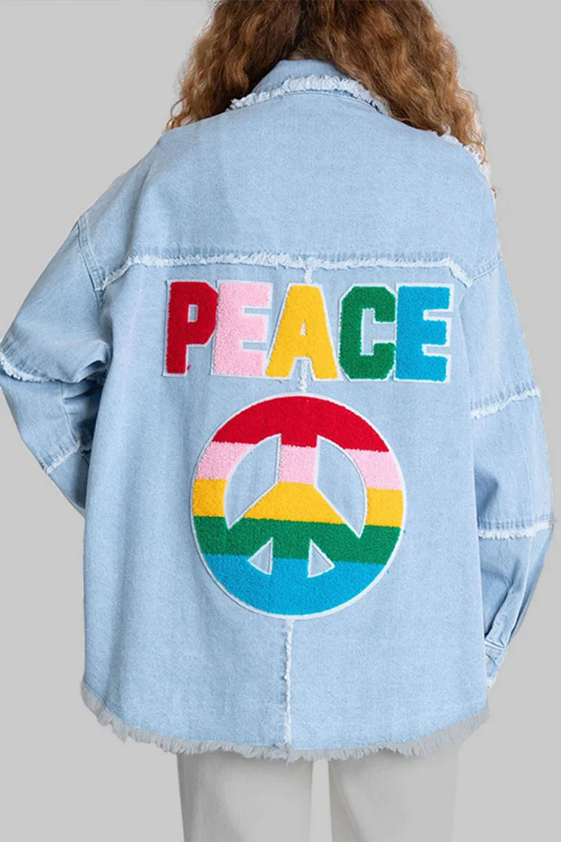 CI749 Oversized Denim Jacket