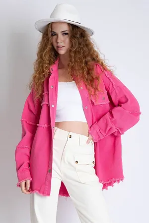 CI749 Oversized Denim Jacket