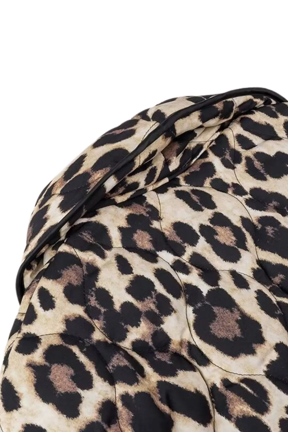 'Claire' Open Front Leopard Print Blouse Jacket