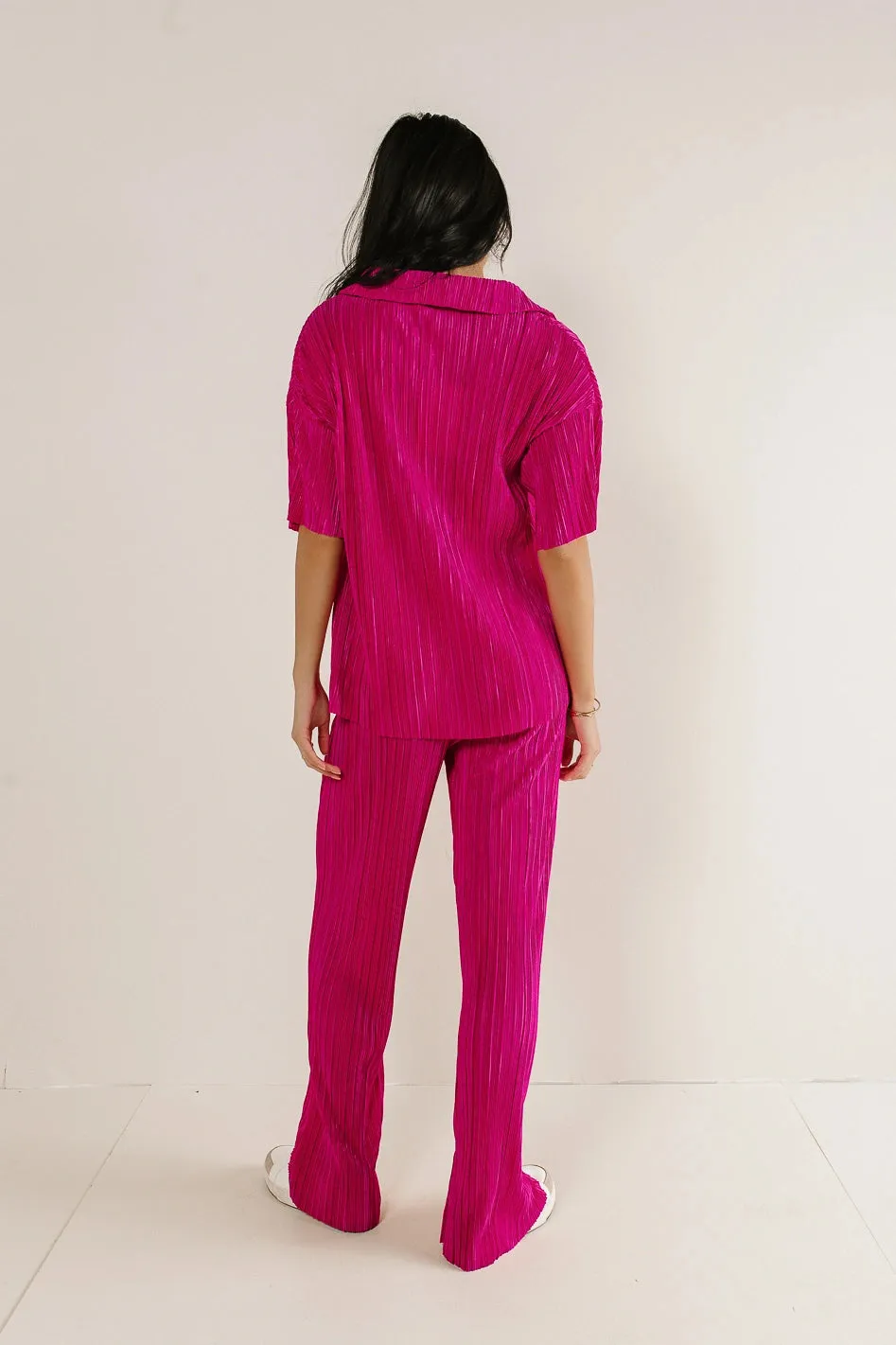 Clara Ribbed Pants in Pink - FINAL SALE