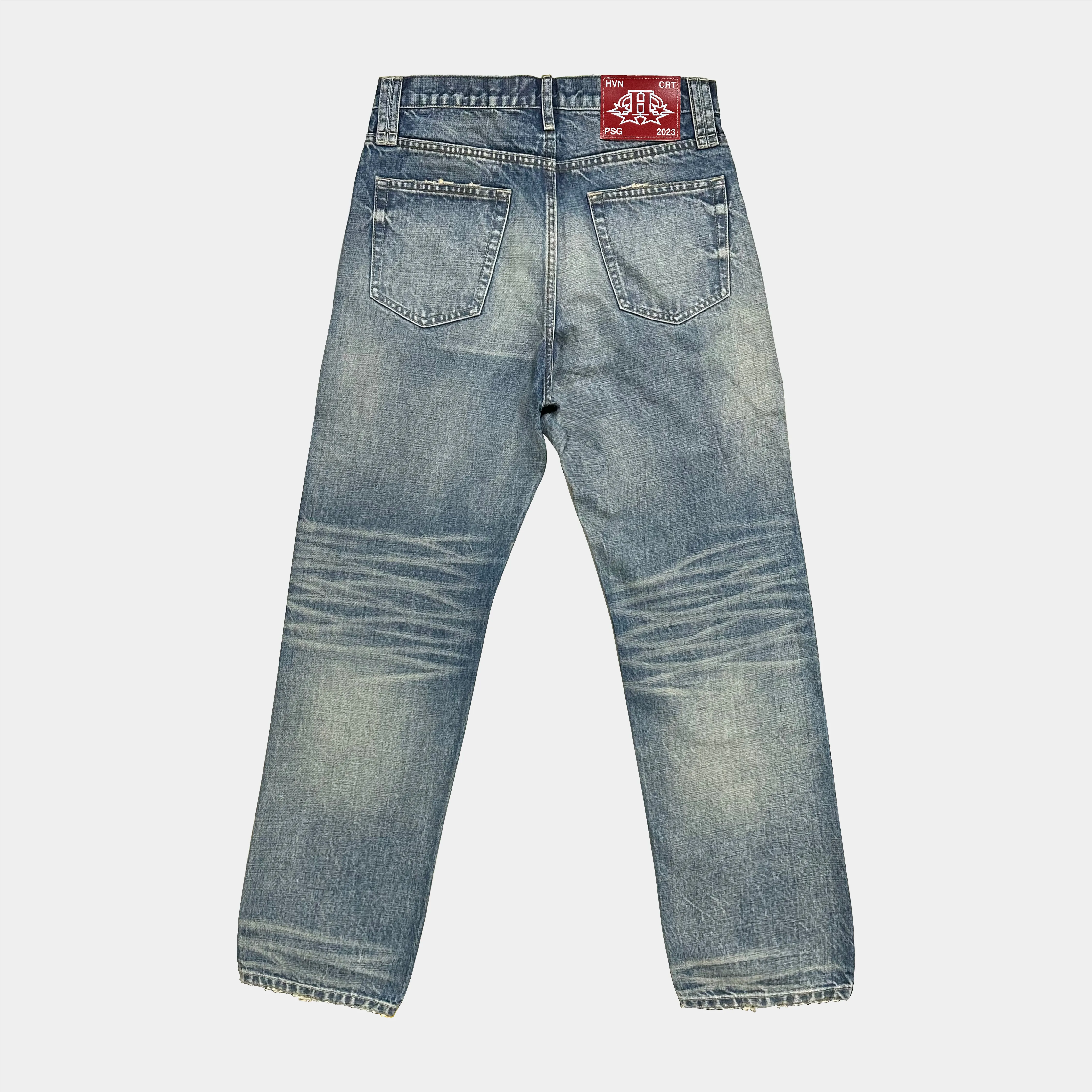 Classic Washed Straight Jean - BLUE