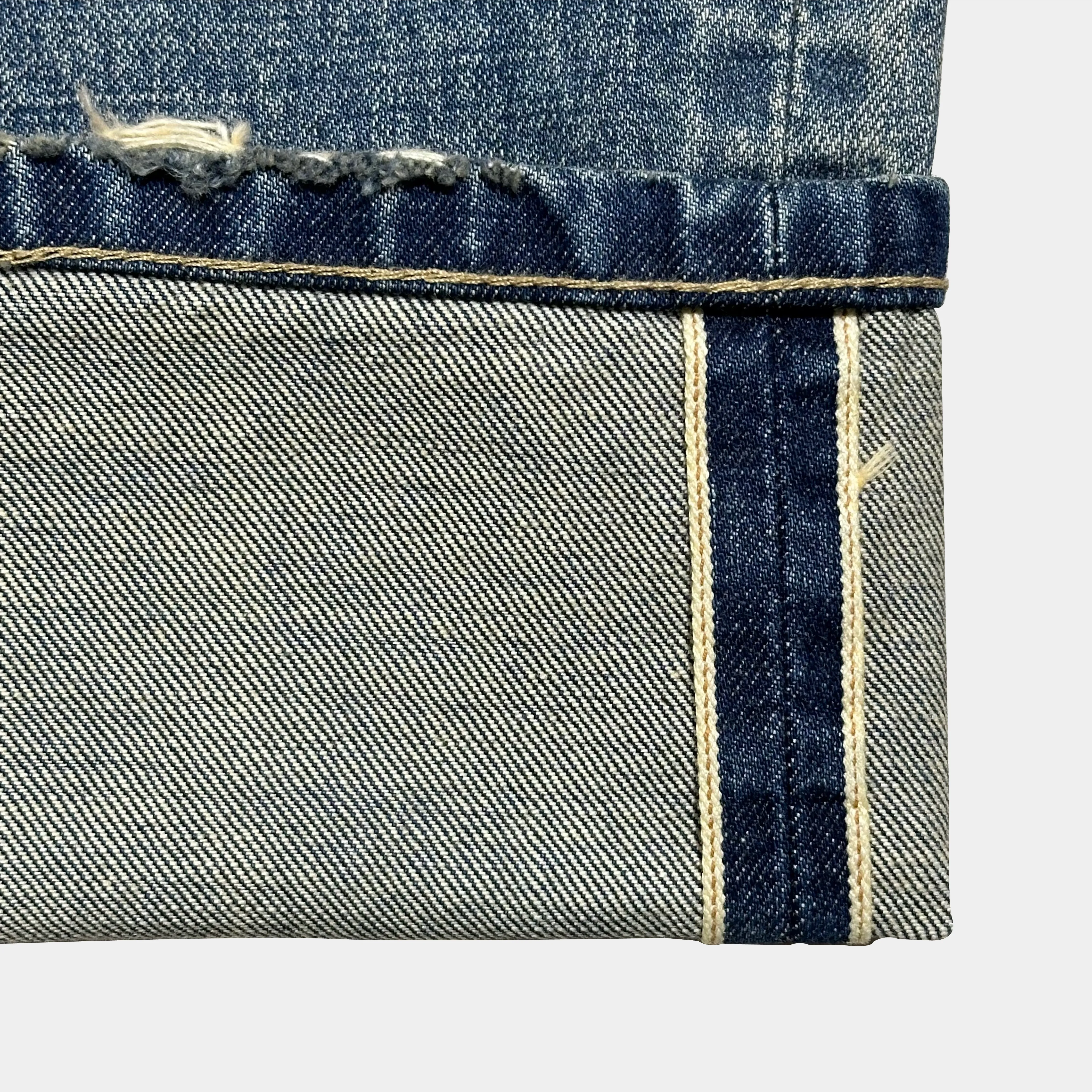 Classic Washed Straight Jean - BLUE