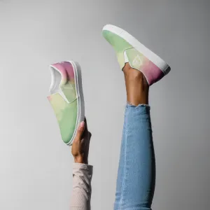 Cloudy Genderfae Slip-on Canvas Shoes (Fem Sizing)