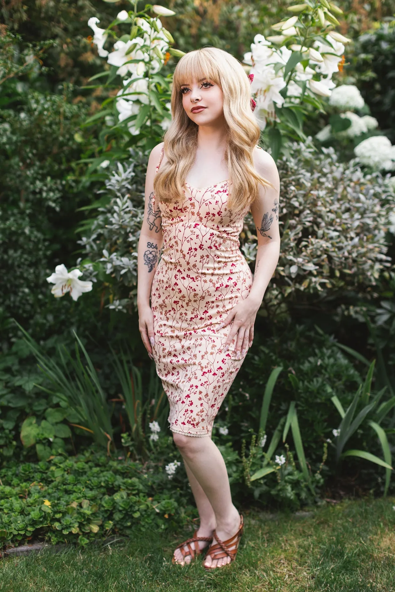 Cottage Bodycon (Beige)