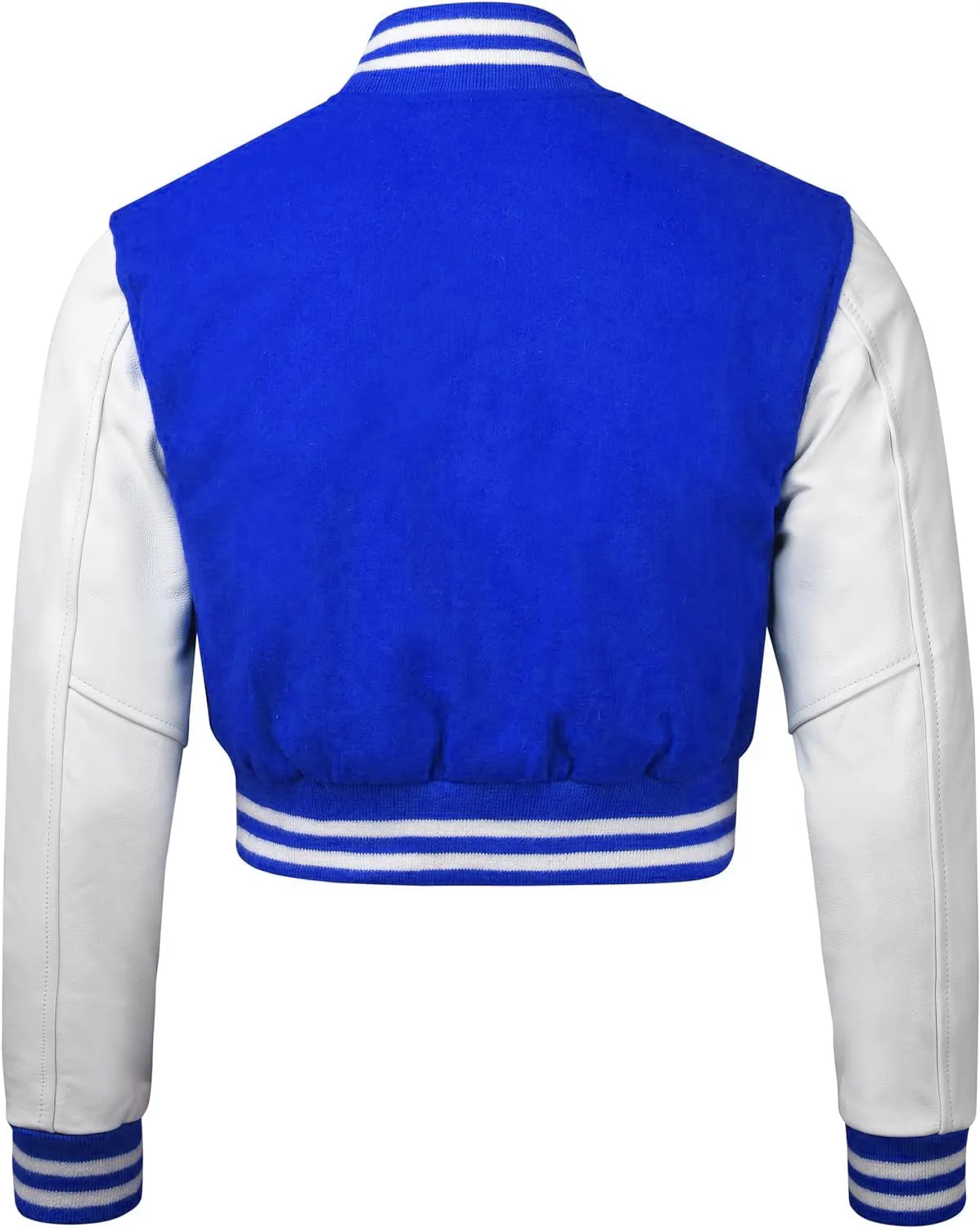 Croptop - Royal/White