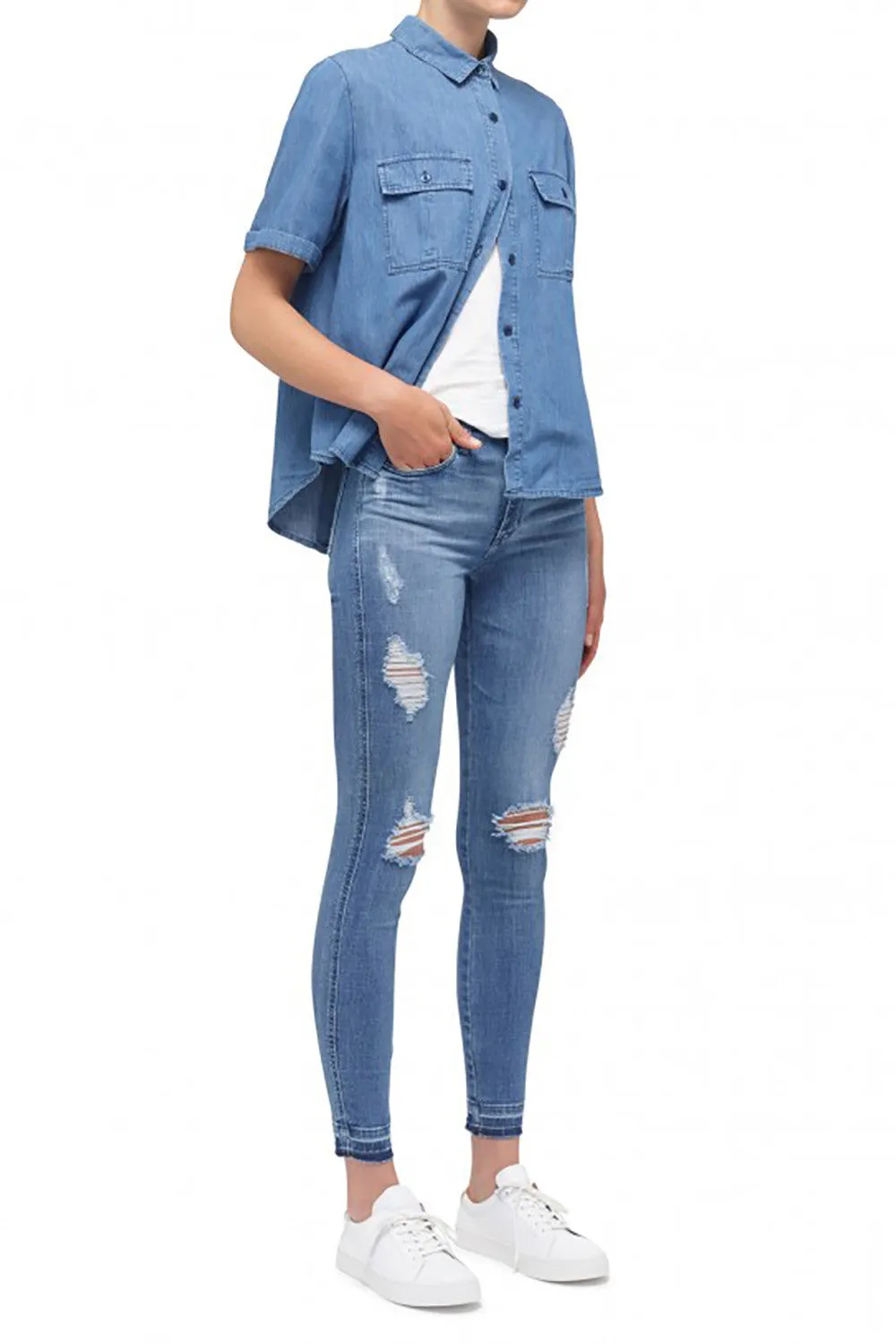 Cult Skinny Ankle - Distress
