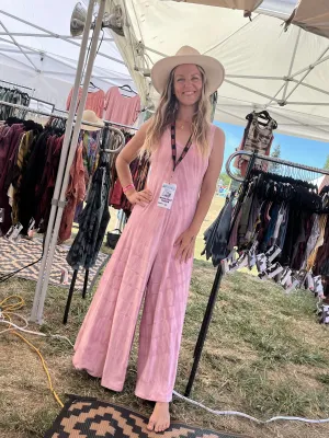 Dahlia Jumpsuit - shibori - 30% off