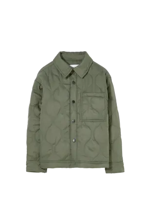 DOVA Khaki Quilt - Warm Long Sleeve Shirt