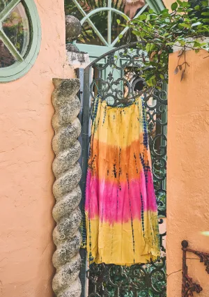 Elastic Midi Skirt | Silk Habotai