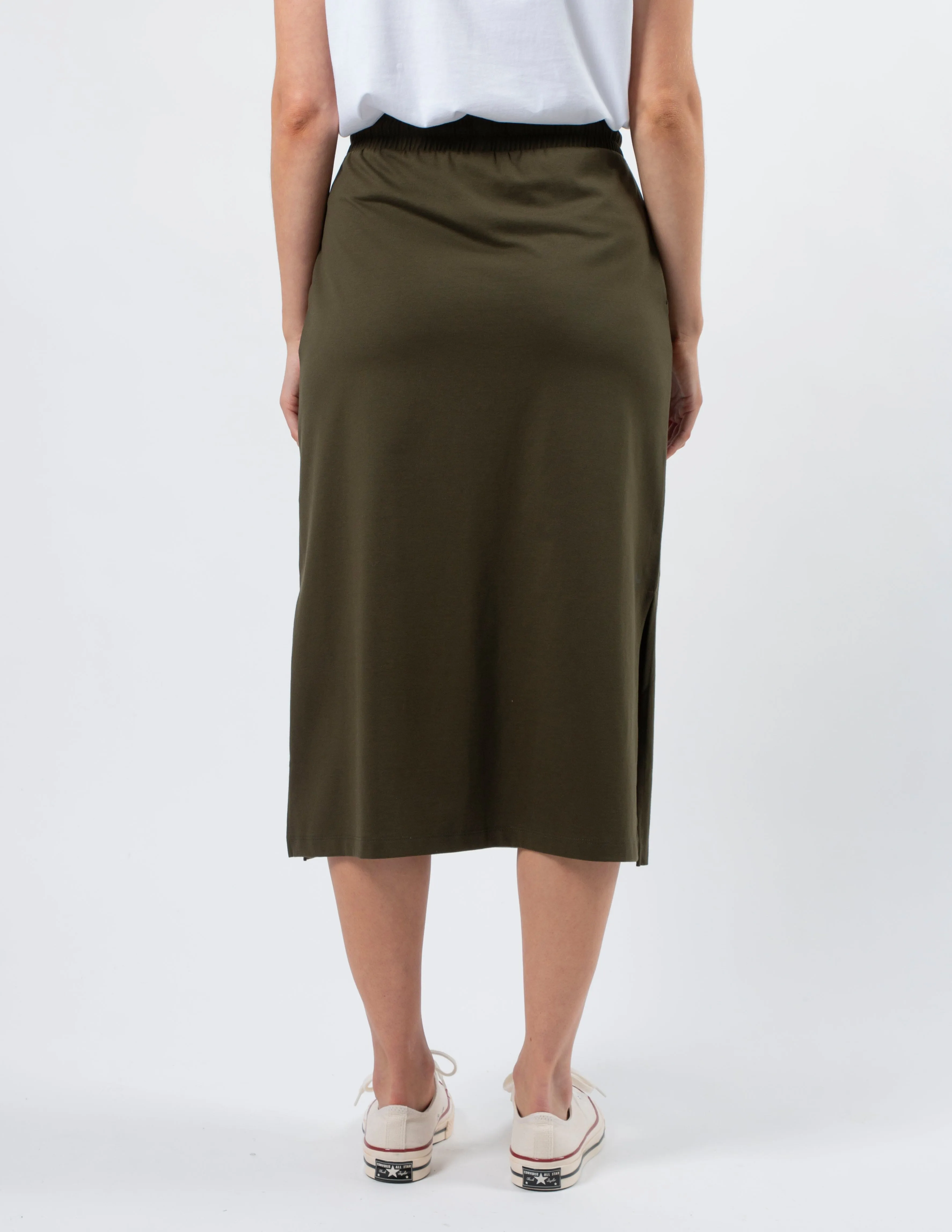 Essentials Skirt Khaki