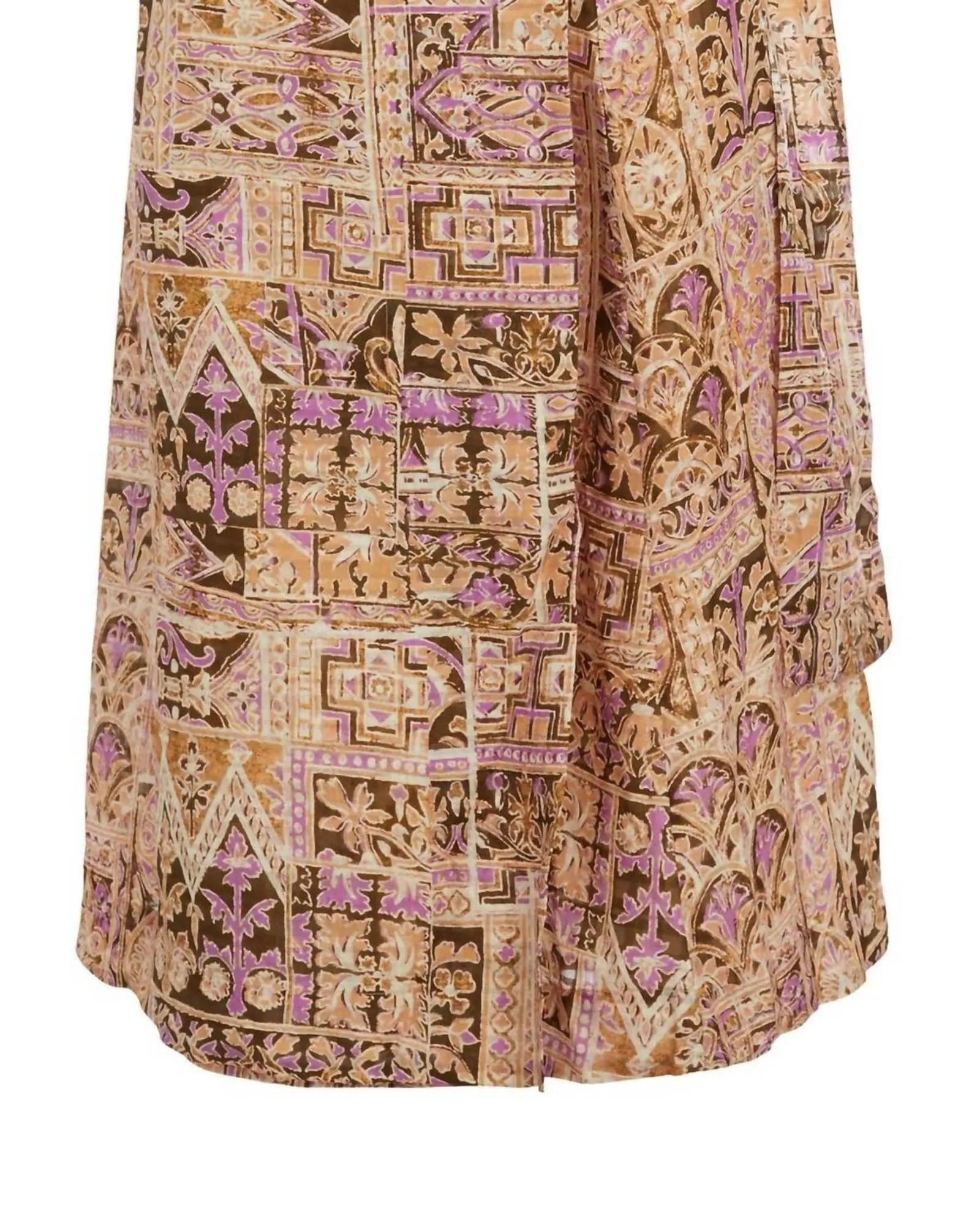 Estine Wrap Skirt in Amethyst Tile | Amethyst Tile
