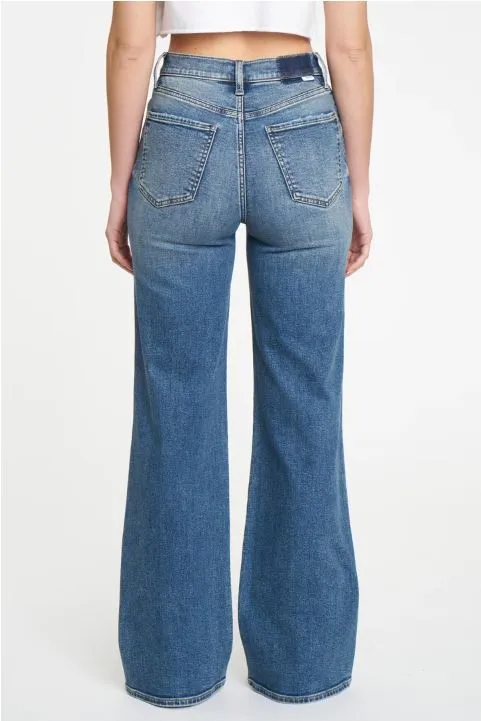 Far Out High Rise Wide Leg Jean
