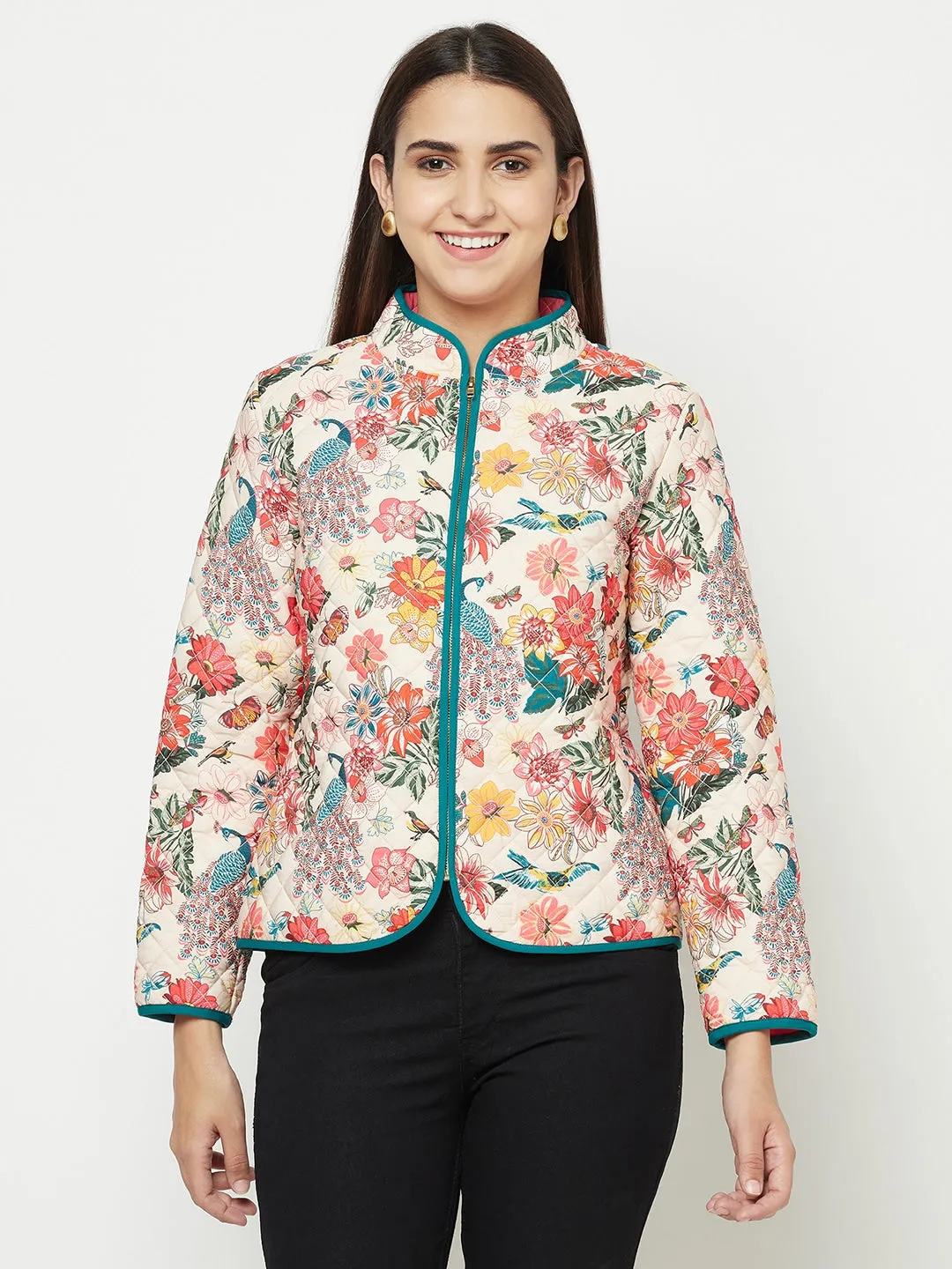 Floral Quilted Jacket