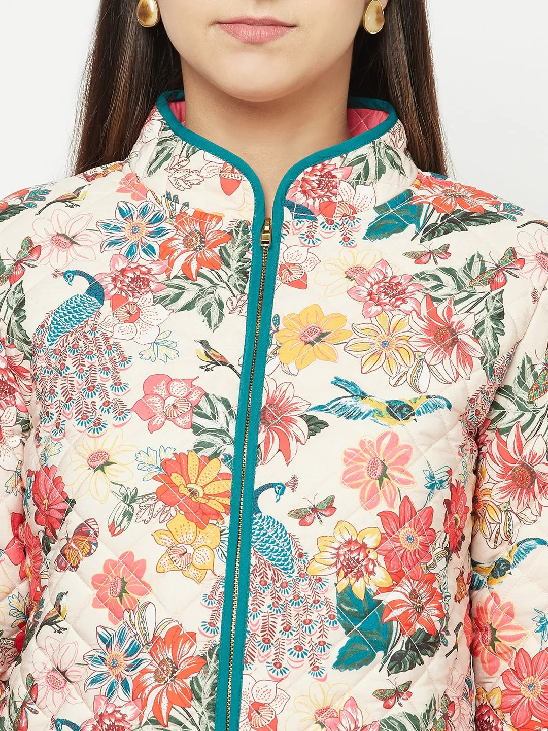 Floral Quilted Jacket