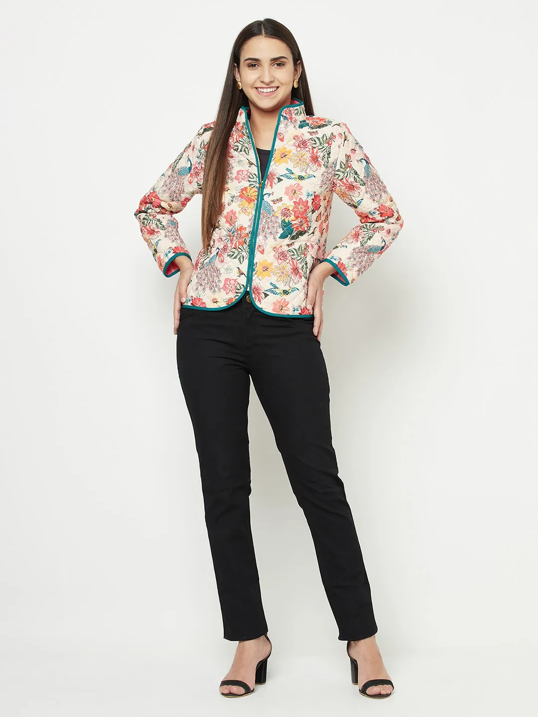 Floral Quilted Jacket