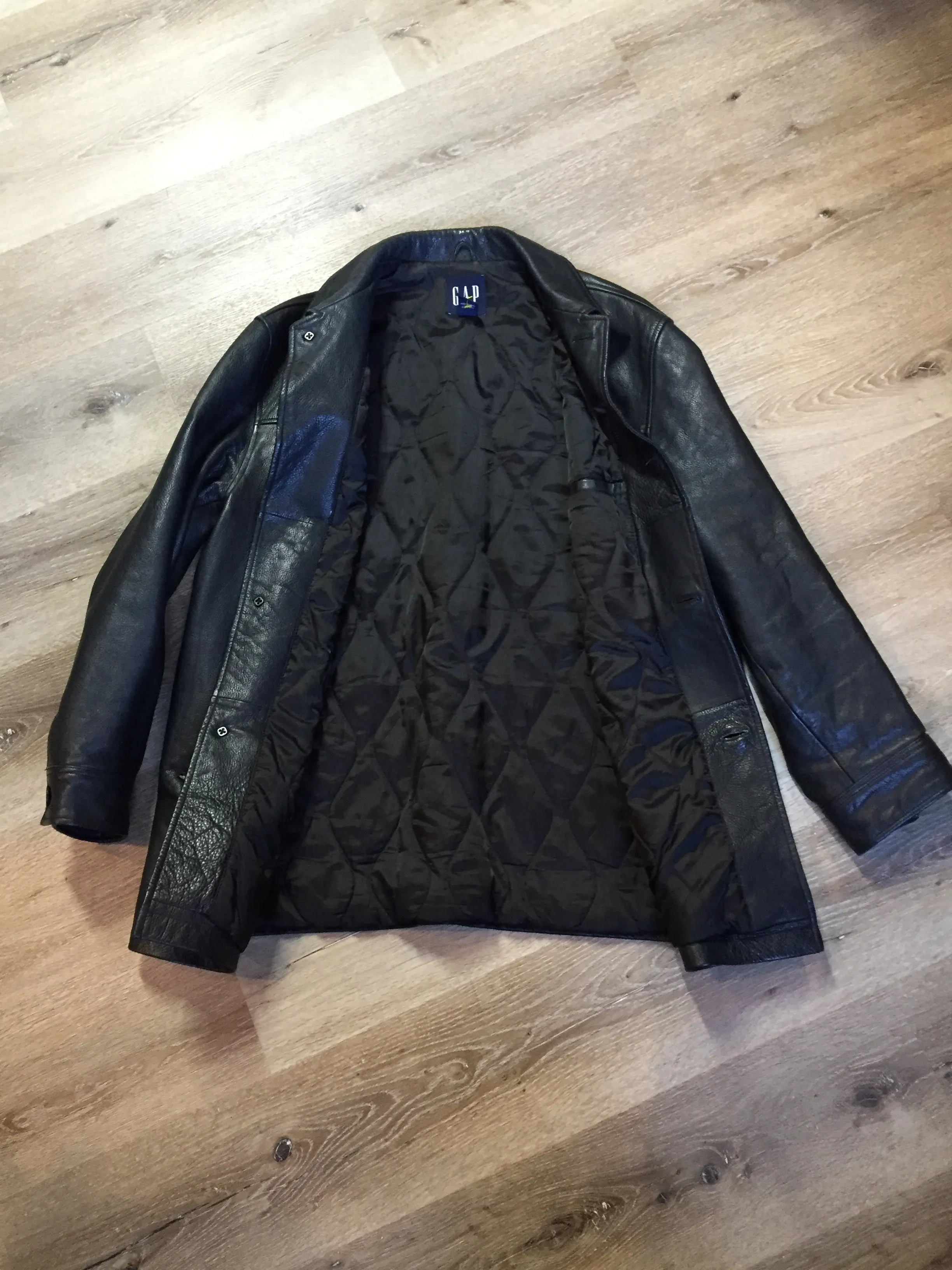 Gap Black Leather Jacket