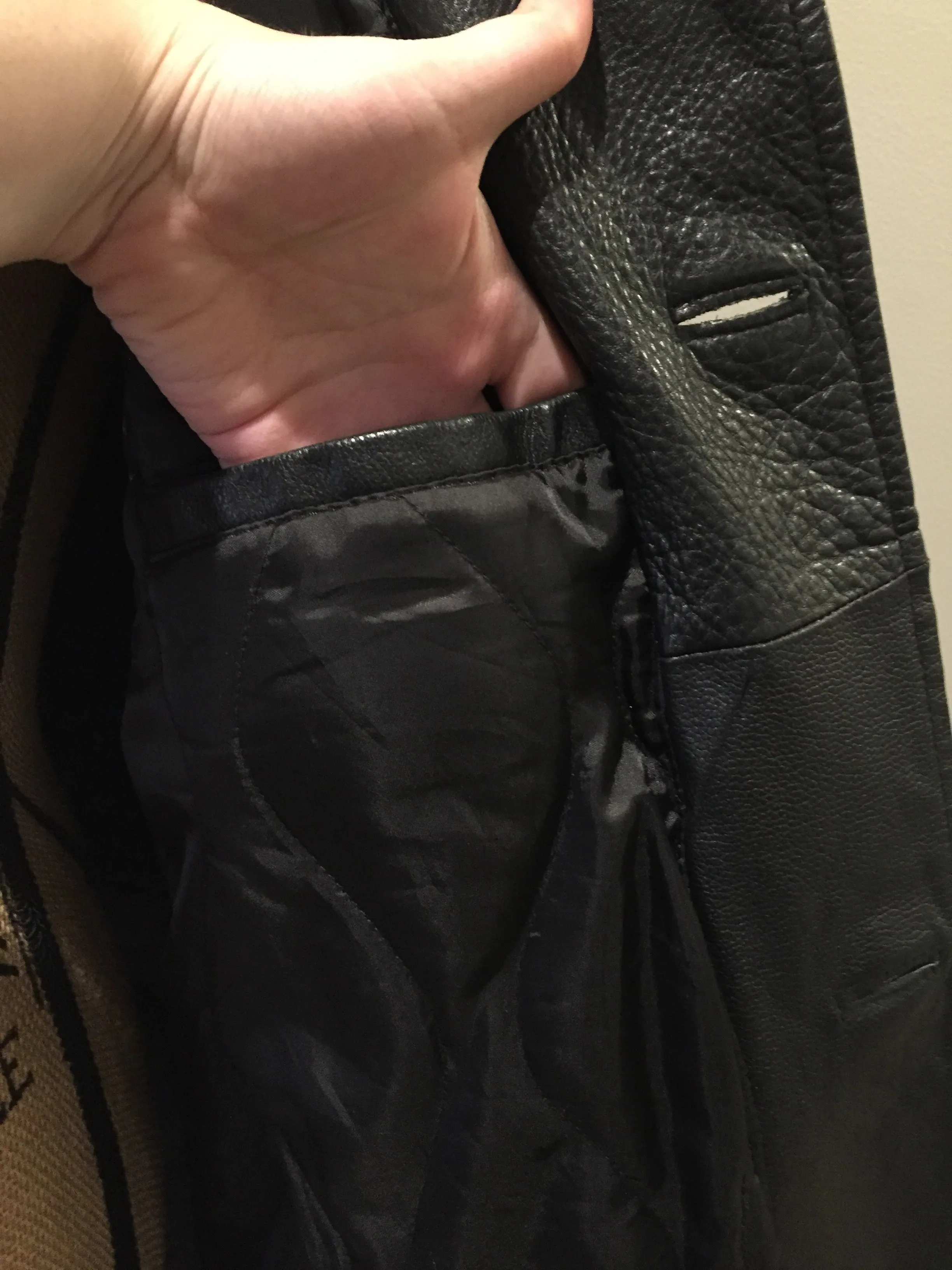 Gap Black Leather Jacket