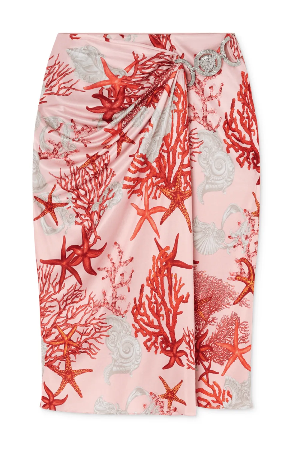 Gathered Midi Skirt