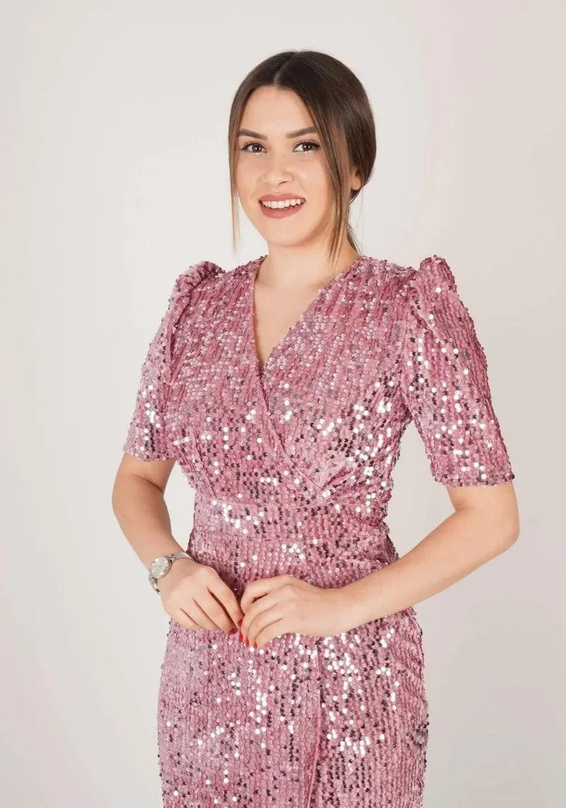 Graden Pink Bodycon Dress
