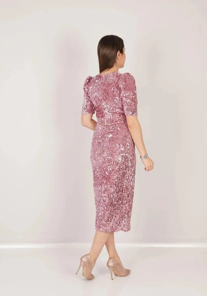 Graden Pink Bodycon Dress