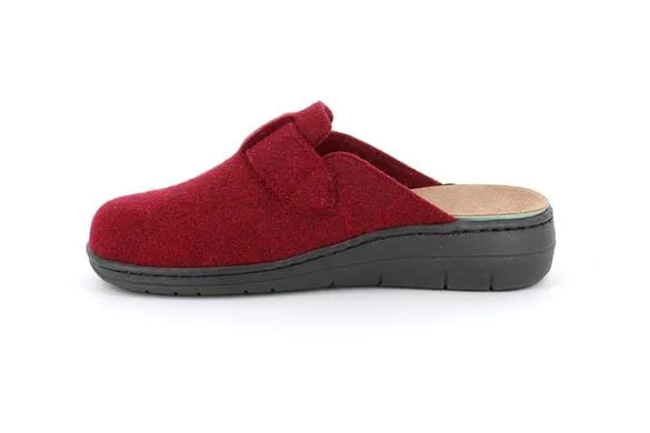 Grunland Women's Dasa Slippers- Love/ Red
