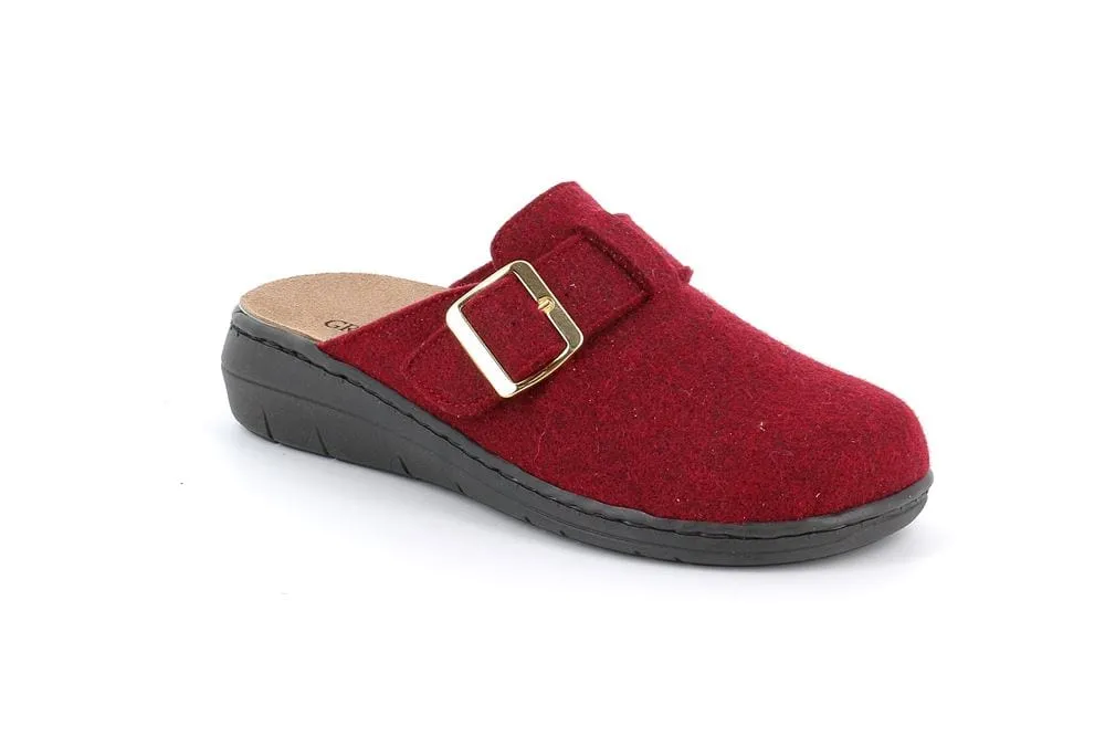 Grunland Women's Dasa Slippers- Love/ Red