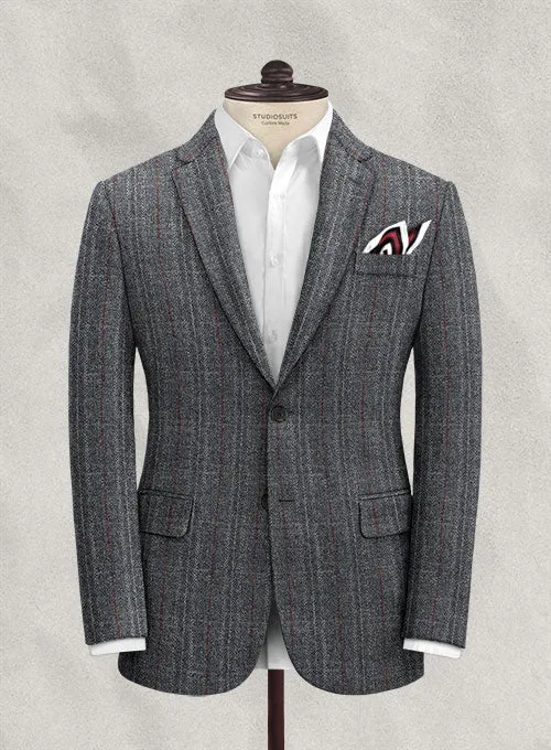 Harris Tweed Welsh Gray Jacket