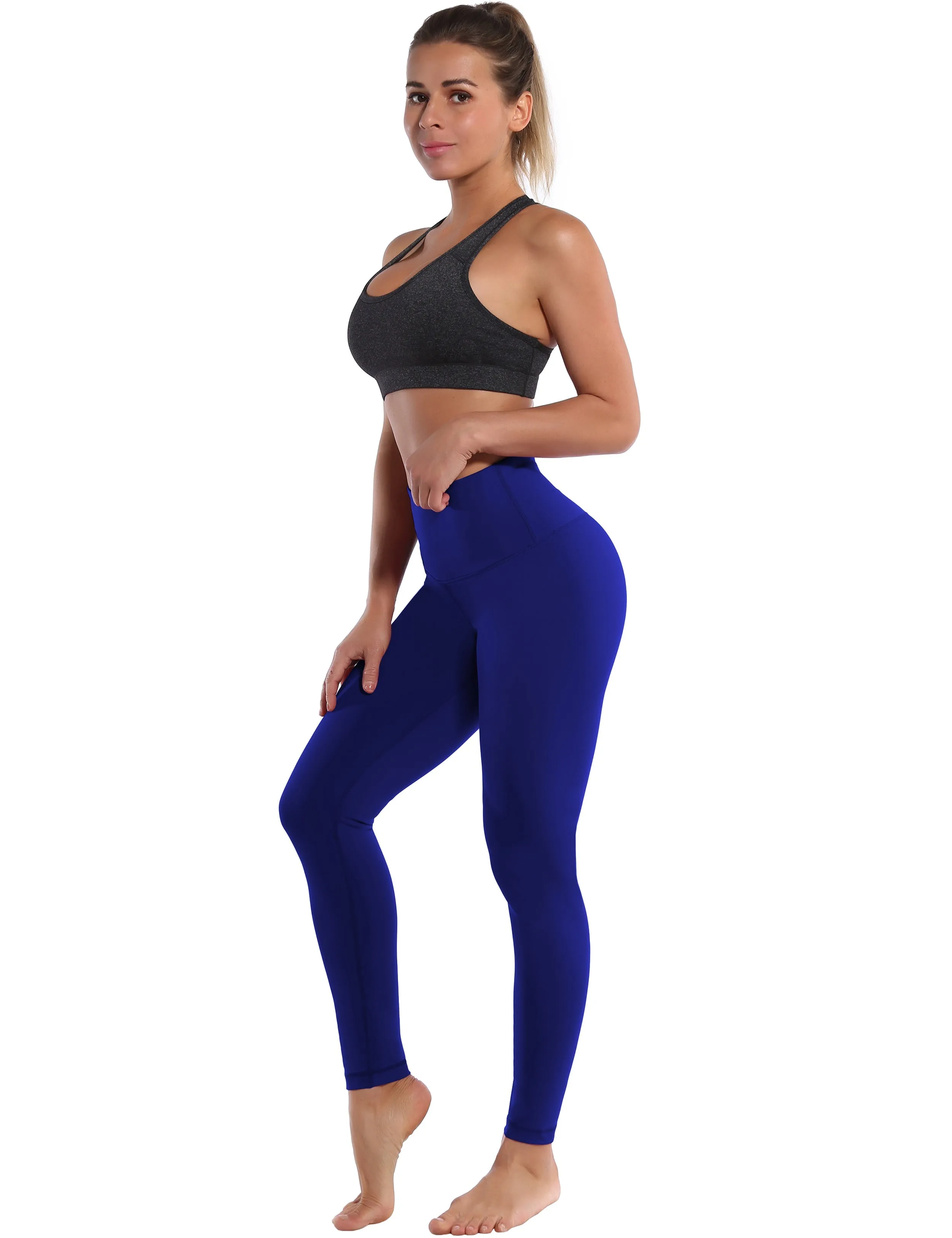 High Waist Biking Pants navy_Biking