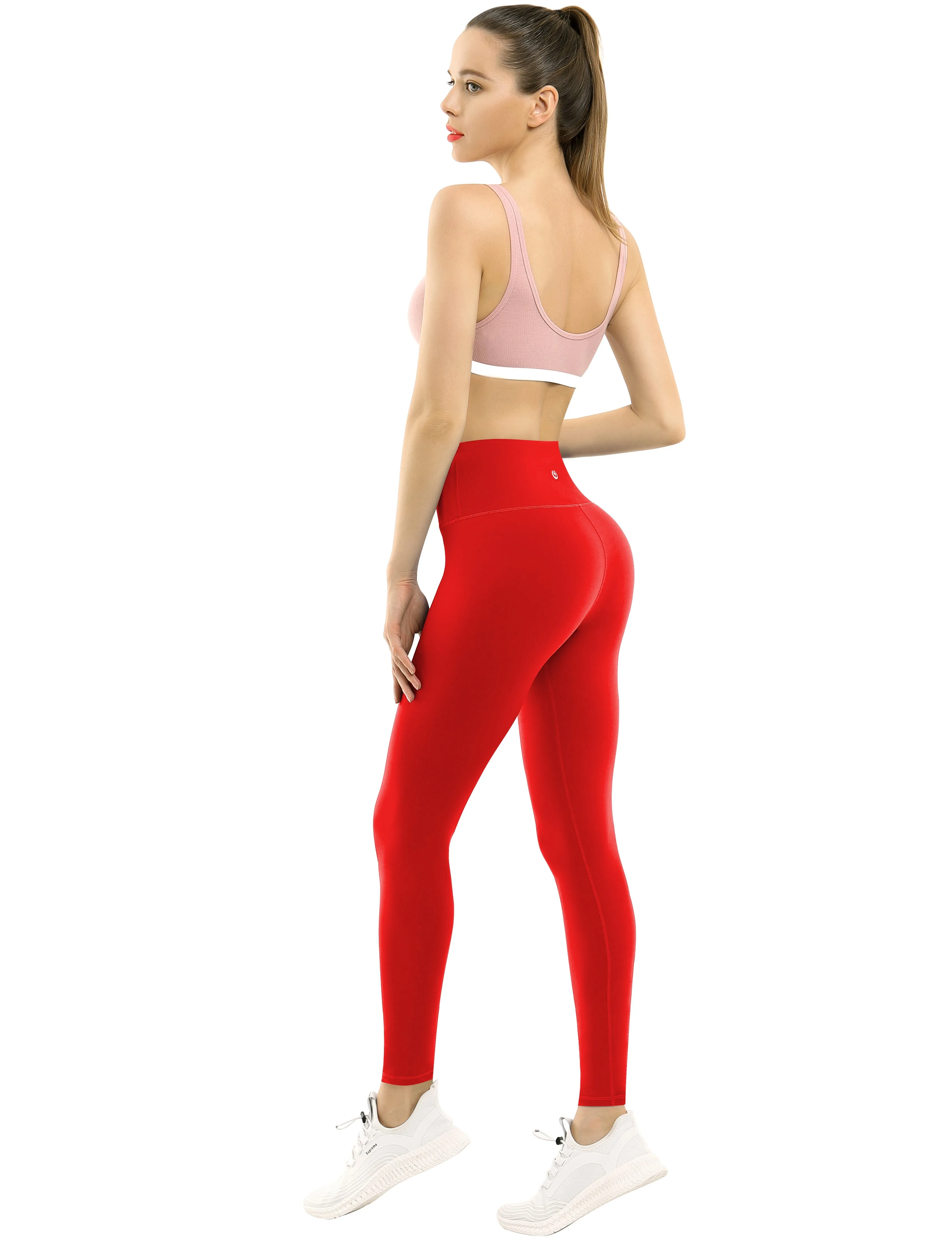 High Waist Biking Pants scarlet_Biking