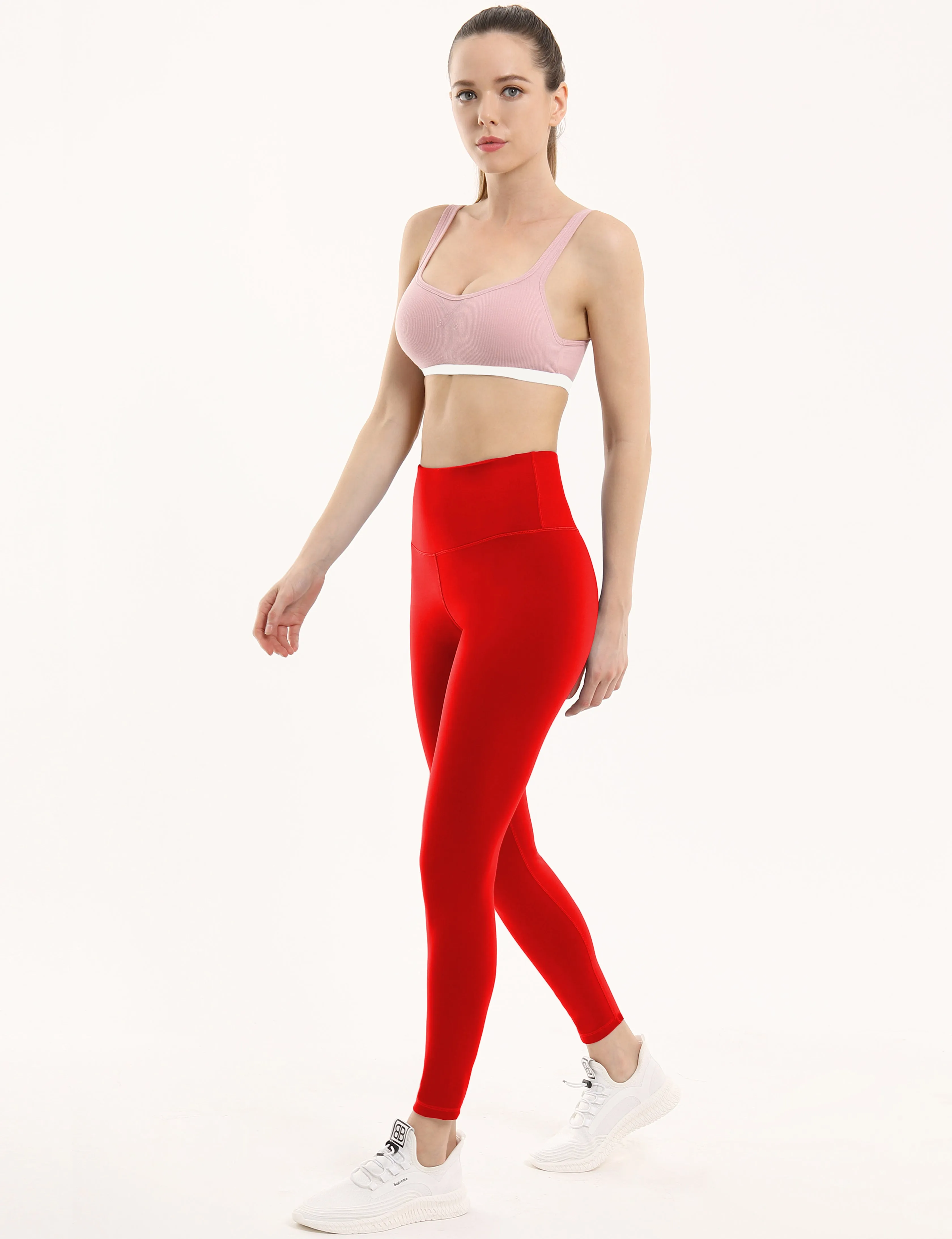 High Waist Biking Pants scarlet_Biking